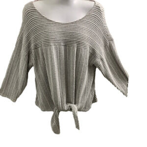 W5  size Large top striped with waist tie